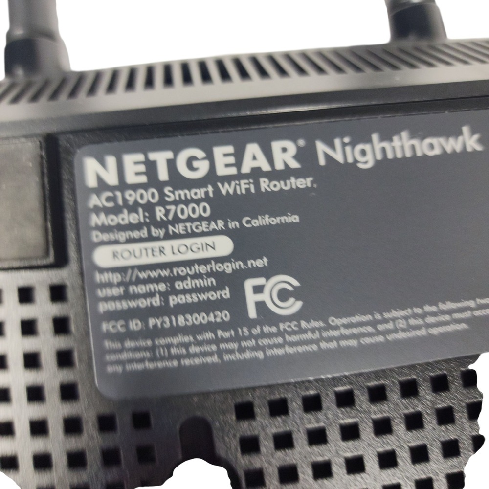NETGEAR‎ Nighthawk AC1900 Smart WiFi Router R7000 High Wireless Router - Picture 5 of 5